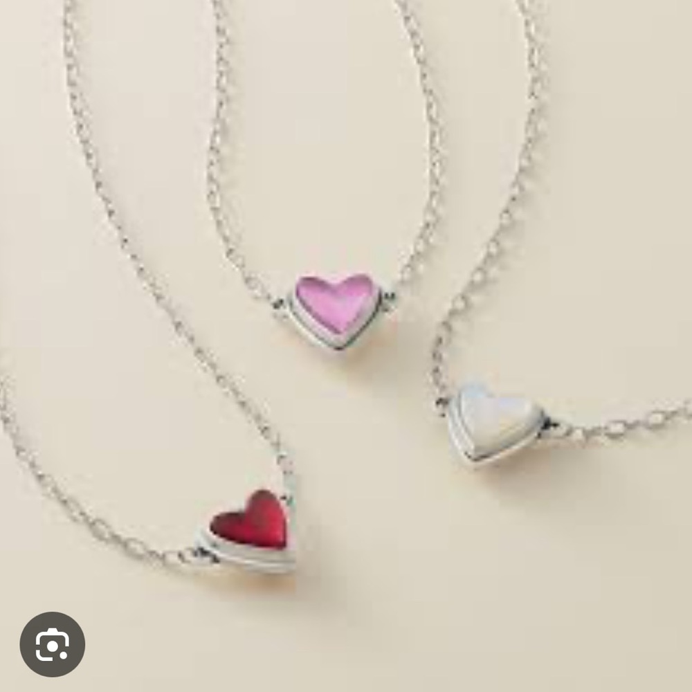 EUC James Avery sweetheart gemstone necklace